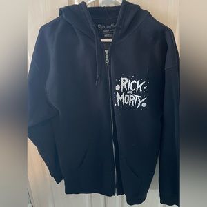 Rick & Morty zip up hoodie Large